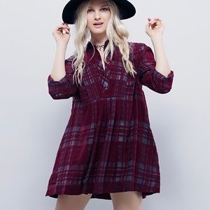 Free people flannel tunic/dress
